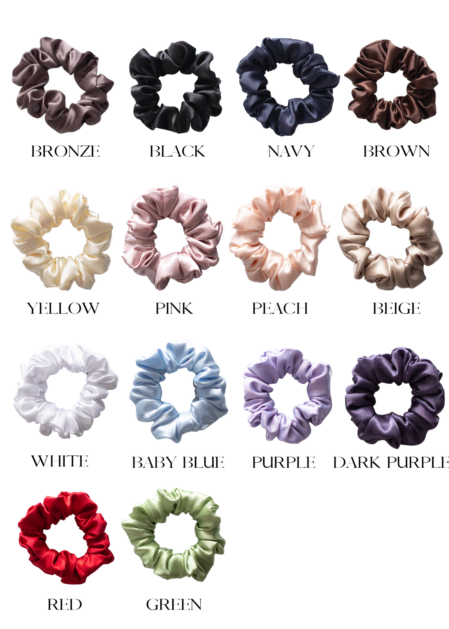 Petite Satin Scrunchie