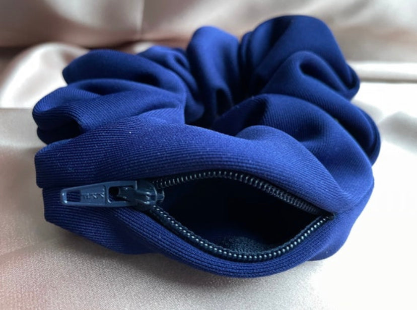 Zipper Scuba Scrunchie