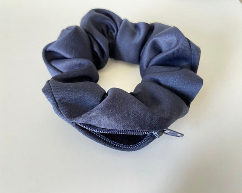 Zipper Scuba Scrunchie