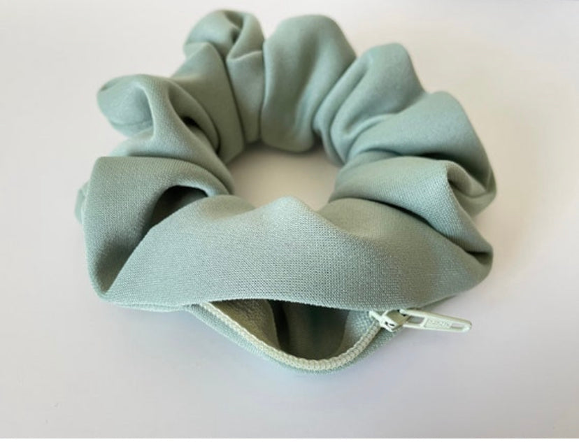 Zipper Scuba Scrunchie